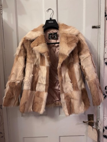 Vintage real fur silk lined - vintage,