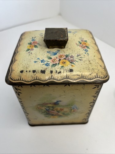 Vintage tea caddy - vintage,