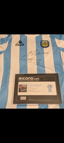 Maradona signed lcons - maradona,