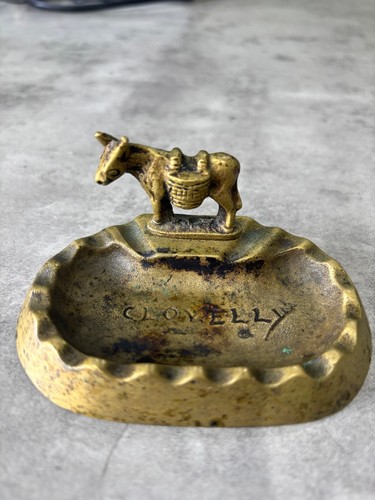 Vintage brass trinket dish - vintage,