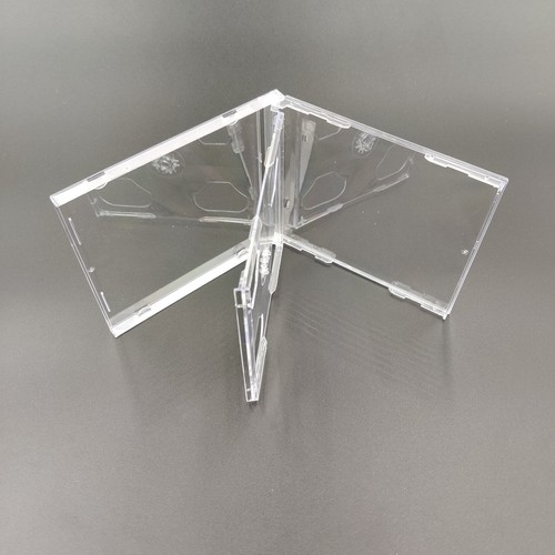 Double jewel cases clear - cd,