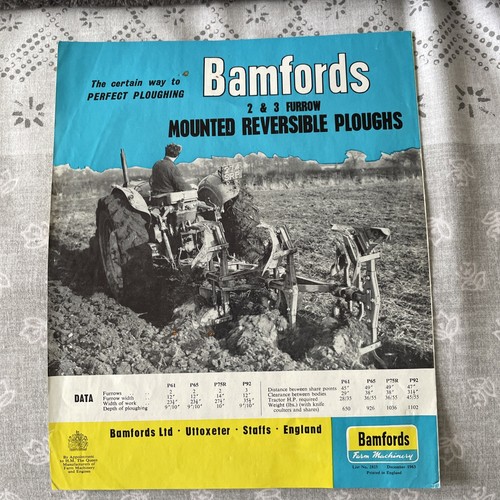 Bamford 3 furrow tractor - 2,