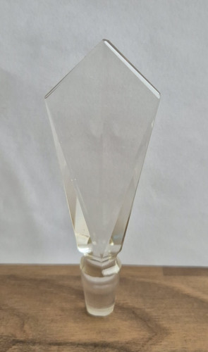 Antique hand blown cut glass - antique,