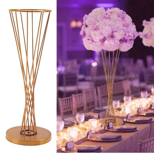 Metal flower stand pedestal - metal,