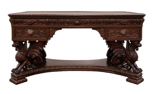 Horner carved mahogany - j.,