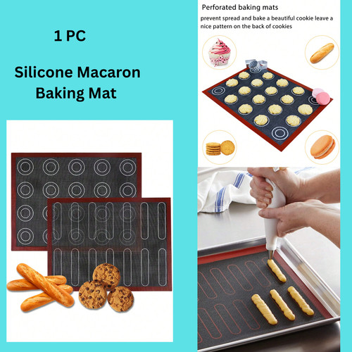 Silicone macaron baking mat - macaron,