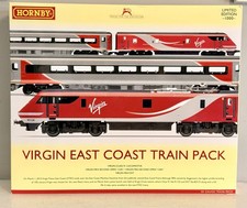 Hornby R3501 OO Gauge Class 91 Virgin Trains East Coast Train Pack