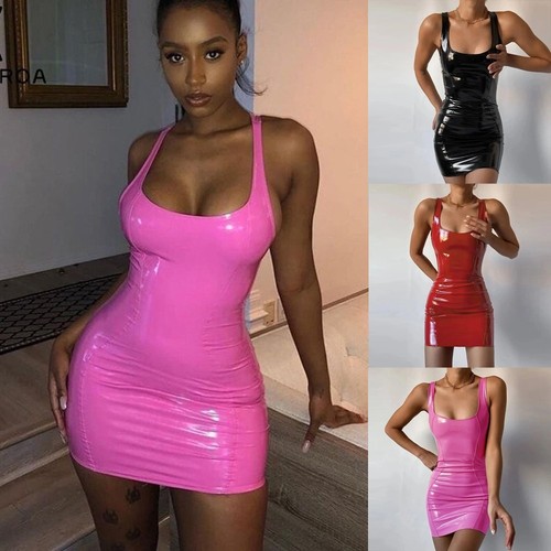 Ladies pvc faux - ladies,