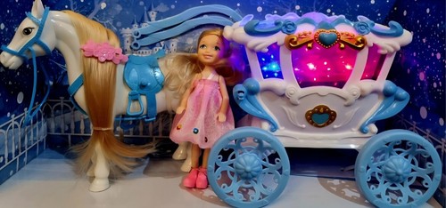Horse carriage play - horse, set