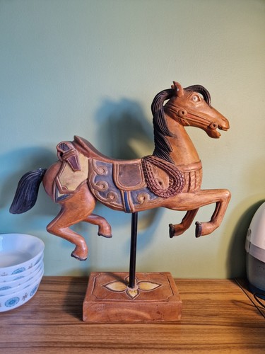 Vintage large hand carved - hand, &