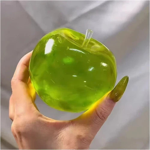 Green apple squishy stress - squishy,