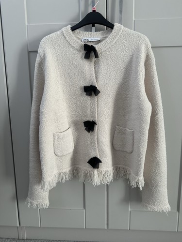 Zara boucle jacket with - boucle,