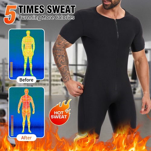 Men sauna suit shirt heat - men,