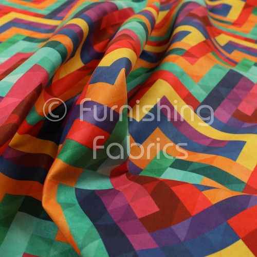 Colourful geometric chevron - geometric,