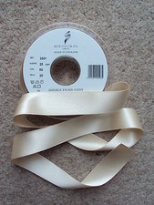 Ballet Pointe Shoe Ribbon 3 metres x 25mm or 1" Nude/Pink Double Sided Satin NEW