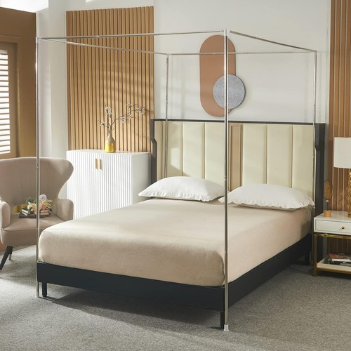 Stainless steels canopy bed - stainless,