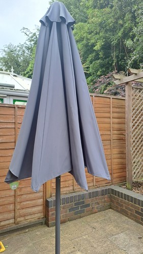 Garden parasol colour grey - colour, :
