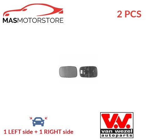 Rear view mirror glass pair - glass,