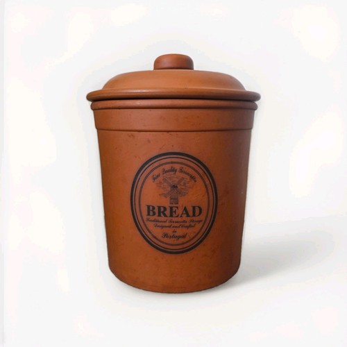 Terracotta bread bin orange - terracotta,