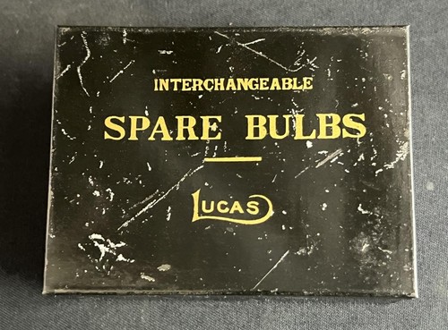 Lucas tin vintage spare - tin,
