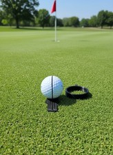 Golf Ball Alignment Tool: 360° Single Line Marker Stencil Plus Putting Marker