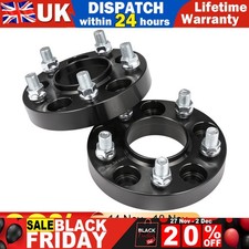 For Land Rover Discovery Sport 25mm Aluminium Wheel Spacers 5x120 72.6mm M14x1.5