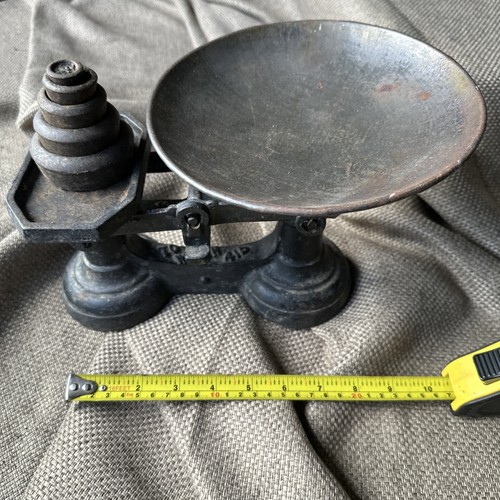 Vintage black cast iron sturdy - cast,