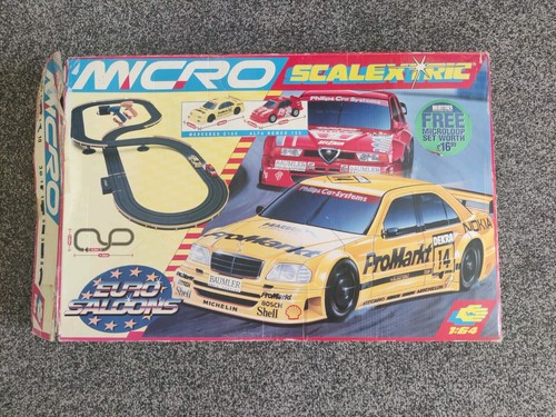 Micro scalextric euro saloons - scalextric,