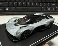 Postercars 1:64 Aston Martin Valkyrie Diecast Model Car Rubber Tires New Card