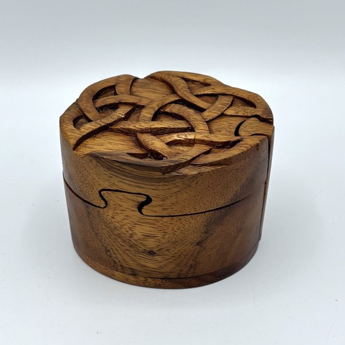 Hand carved wooden celtic - hand,