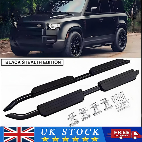 Running board side - side, black