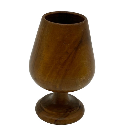 Rustic hand turned - hand, wooden
