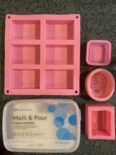 Bundle latex soap moulds - bundle, x4