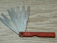 Vintage 10 Blade Feeler Gauge