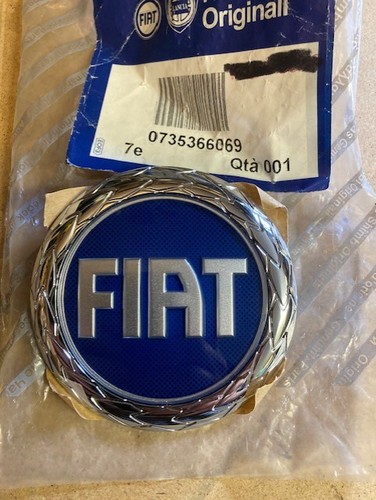 Rear badge emblem blue - badge, for