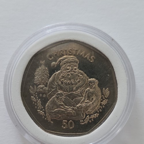 1999 50p coin - 1999, gibraltar