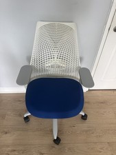 Herman Miller Sayl white Office Chair with Arms and Lumbar Support 