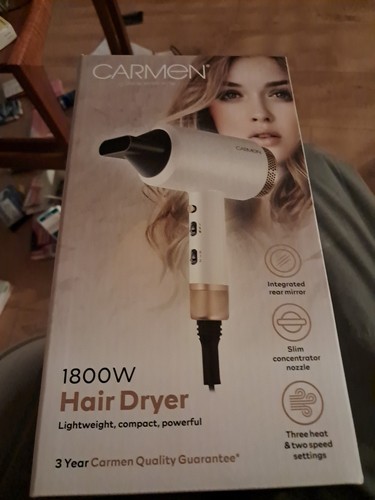 Carmen 1800w hair dryer - carmen,