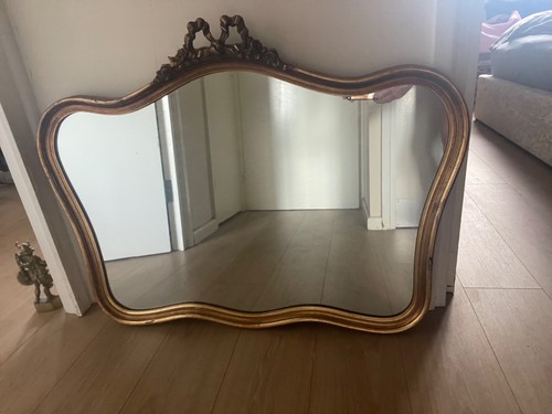 Antique large curved gold - antique,