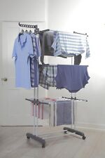 3-Tier Mighty Drying Rack with 19 m Drying Space | Foldable Indoor Clothes Airer