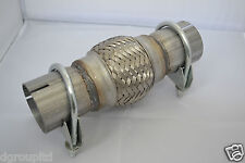 EXHAUST FLEXI FRONT PIPE CAT FLEX REPAIR KIT CLAMPS FOR AUDI A4 A6 VW PASSAT