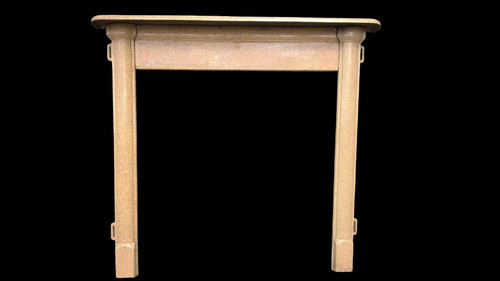 Enamelled cast iron fireplace - enamelled,