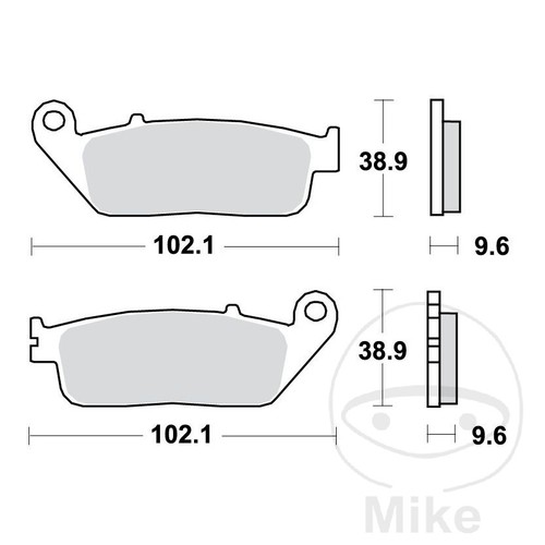 Trw standard brake pads altn - trw,