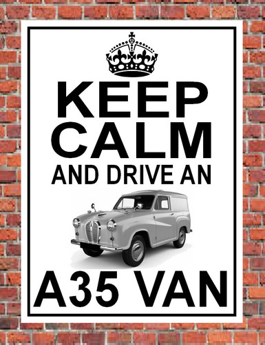 Keep calm and drive - calm, an