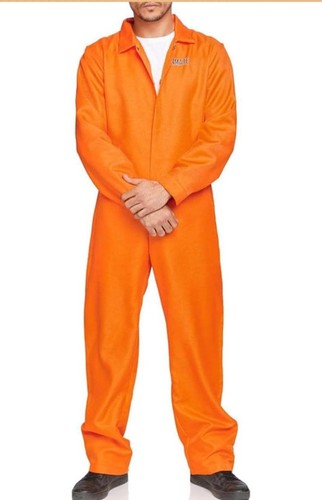 Orange prison jumpsuit costume - prison,