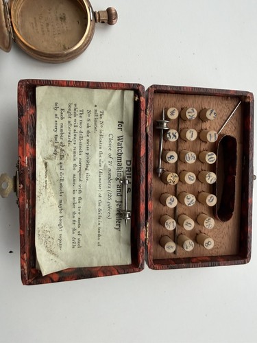 Vintage watchmakers drill bits - vintage,