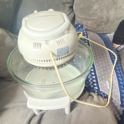 12l 1300w halogen oven - 1300w, white
