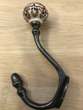 3 x Cast Iron Coat Hook -