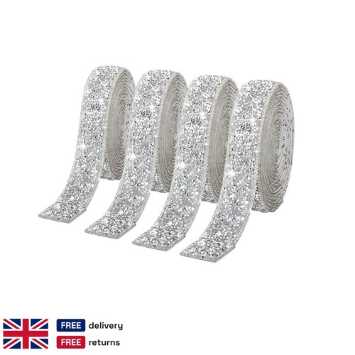 Self adhesive silver diamond - silver,