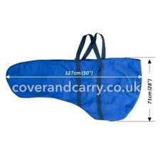 Boat Deluxe Outboard Engine Cover with Carry Handles 127cm x 71cm , Made in UK.